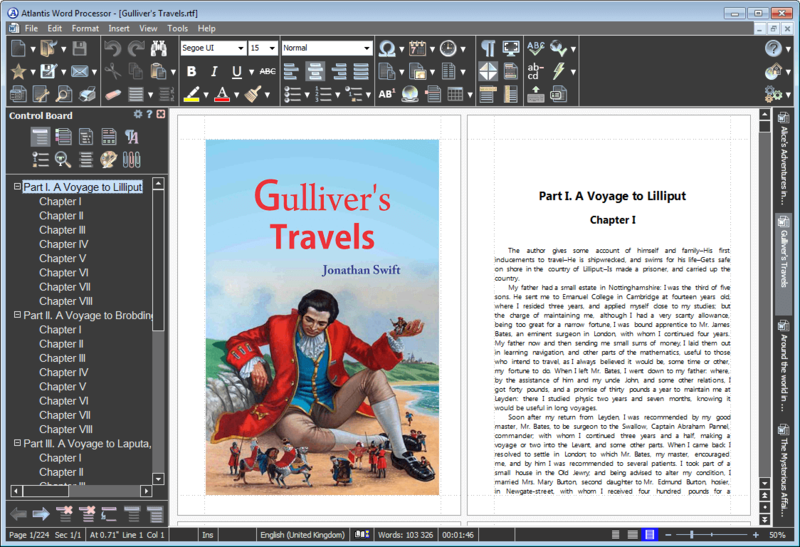 Atlantis Word Processor Screenshot
